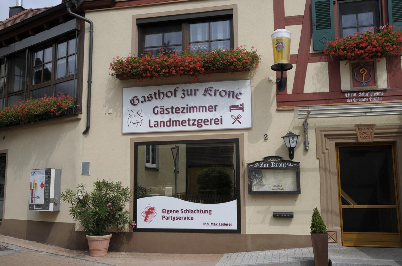 Gasthof Zur Krone Mitteleschenbach Eksteriør bilde